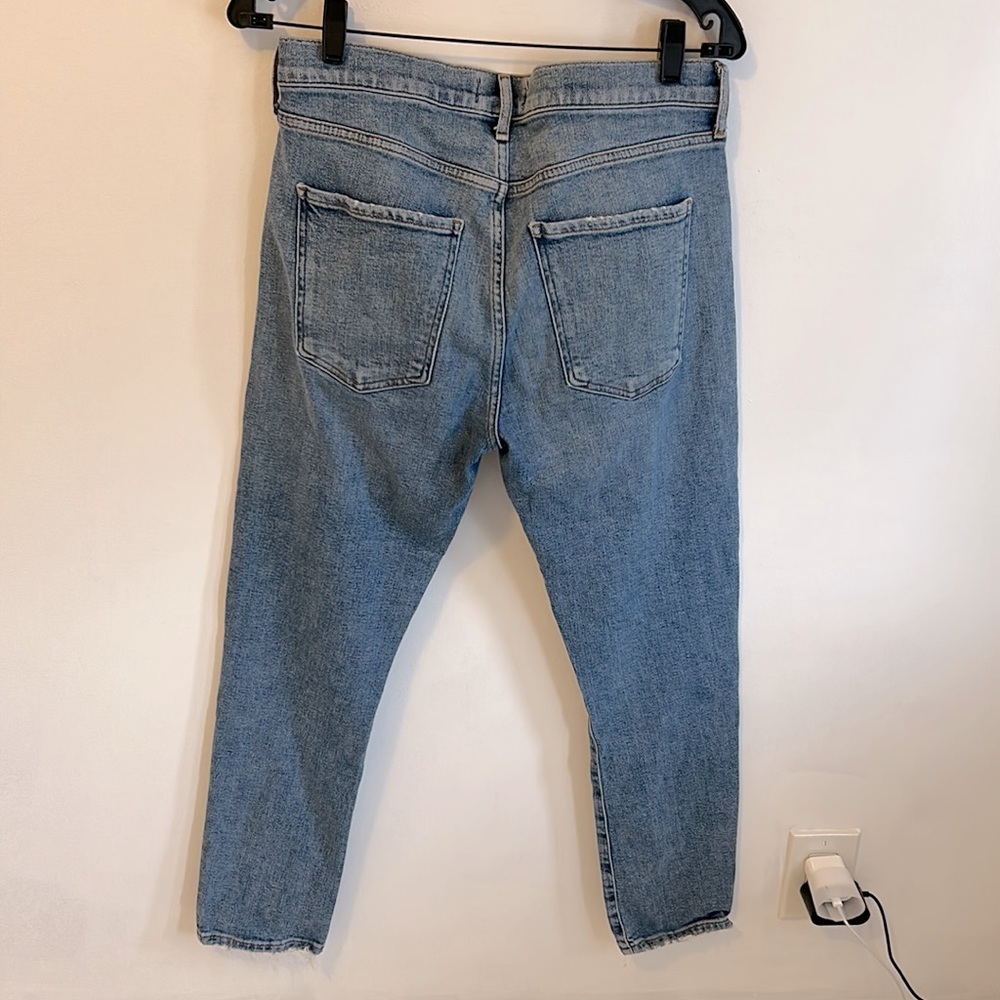 Agolde Toni Mid Rise Straight Jeans - Picture 3 of 9